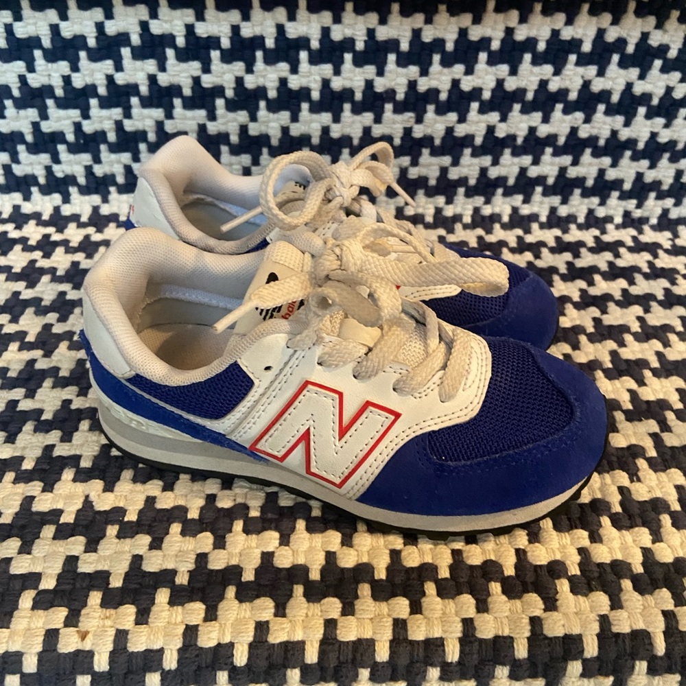 New Balance 574 v1, Royal Blue suede, Size 13M kid